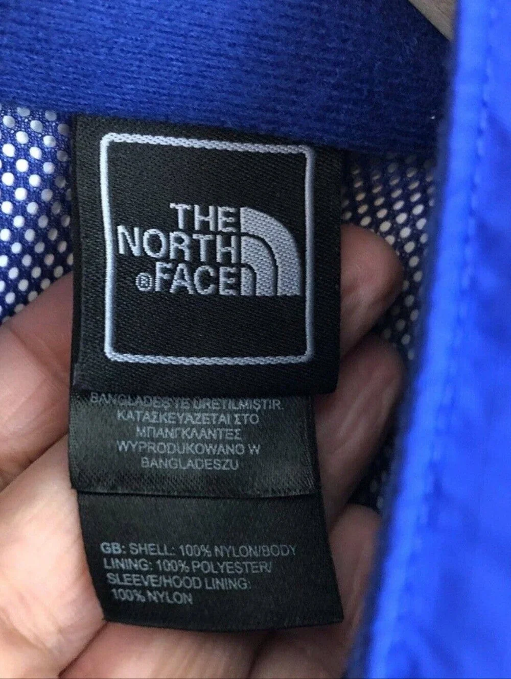 The North Face Blue Resolve HyVent Wind Waterproof Rain Jacket Full Zip Women XS